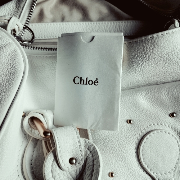 Chloe Paddington White Calf leather Handbag - Picture 5 of 8
